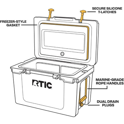 Ultra-Light 52 Quart Hard Cooler Insulated