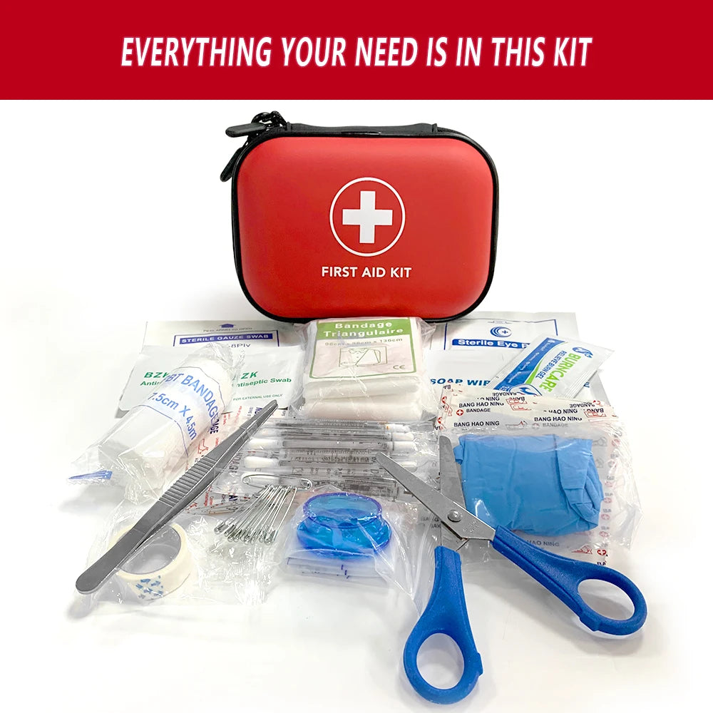 91pcs Portable First Aid Camping Survival Kit - Fozz&