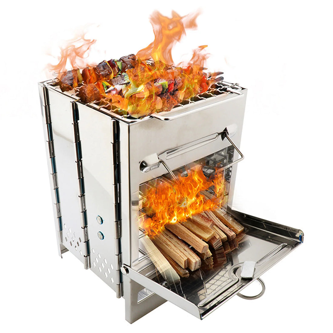 Tomshoo Portable Wood Stove/Grill - Fozz&
