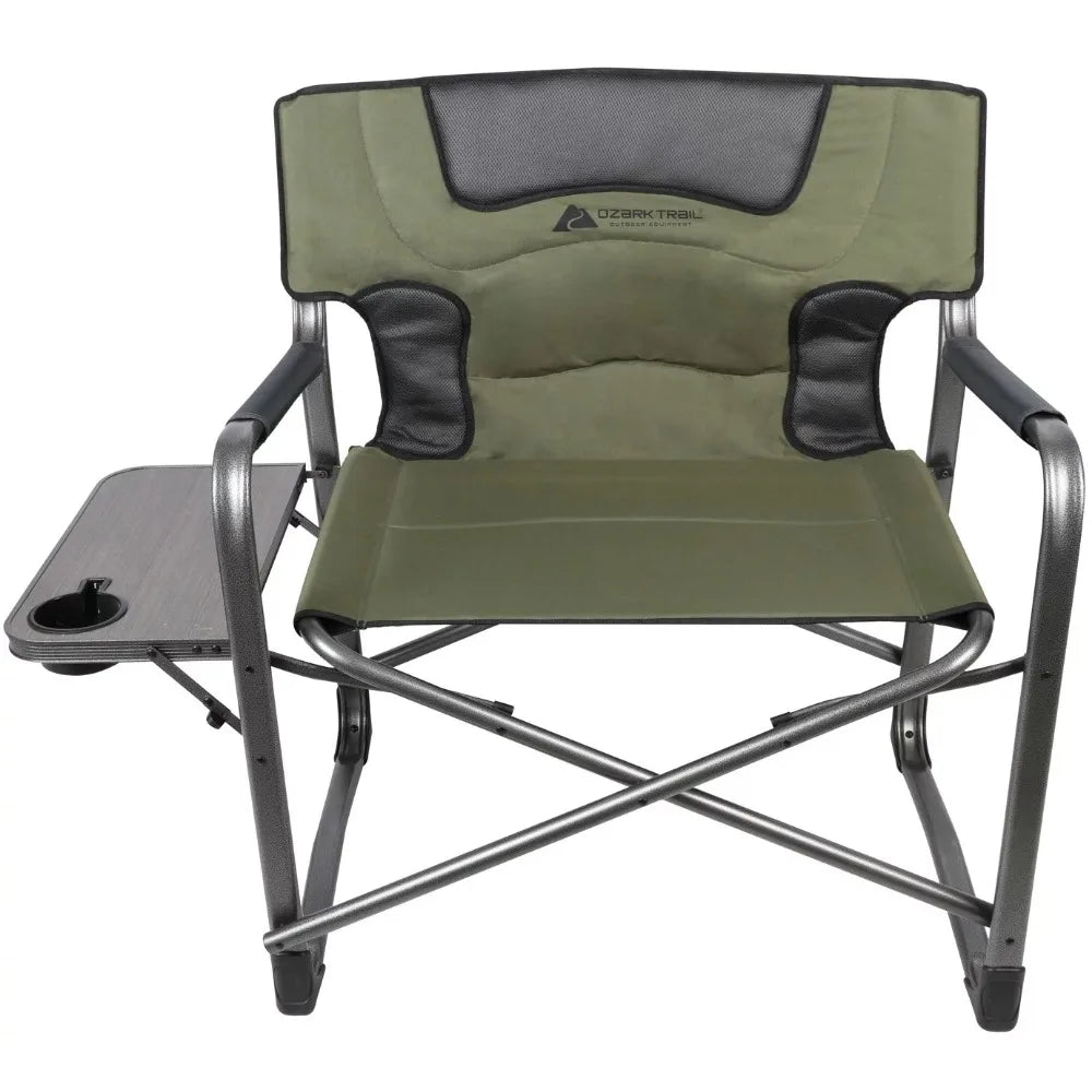 Green foldable Adult Camping Chair XXL - Fozz&
