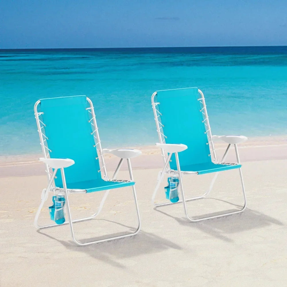 2-Pack Reclining Bungee Beach Chair - Fozz&