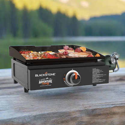 Blackstone Adventure Ready Single Burner 17&quot; Tabletop Propane Griddle bbq grill - Fozz&