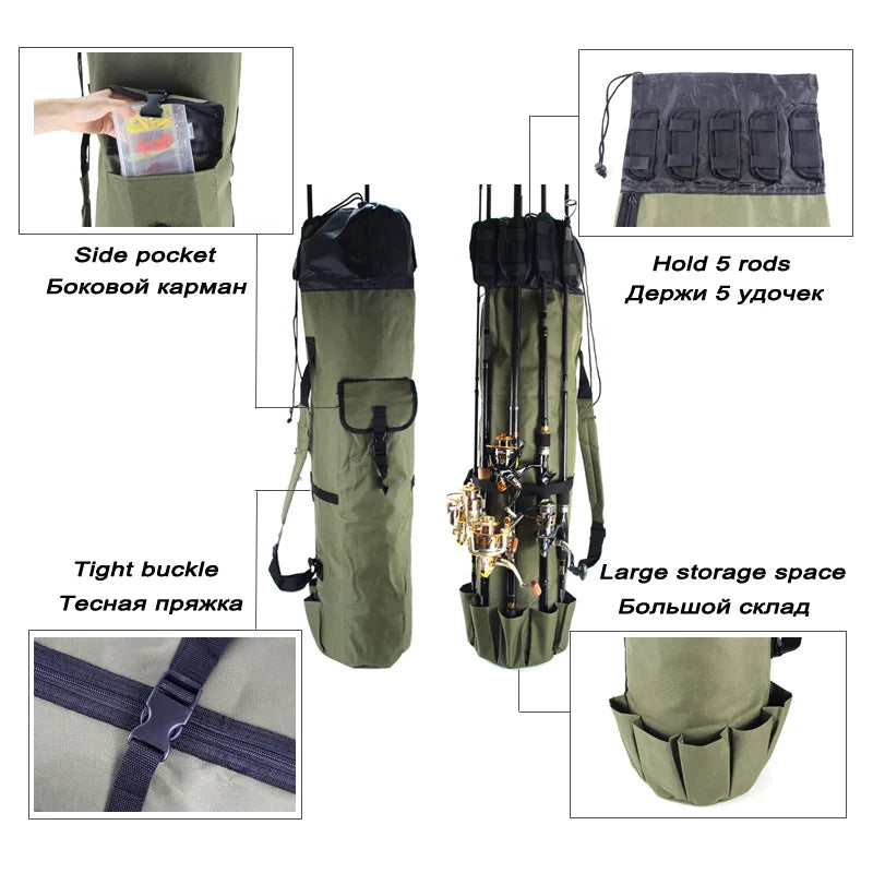 Outdoor Multifunctional Fishing Tackle Bag - Fozz&