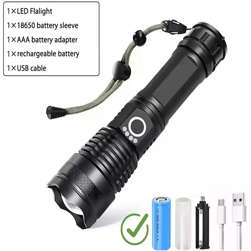 Rechargeable  Led Flashlight - Fozz&